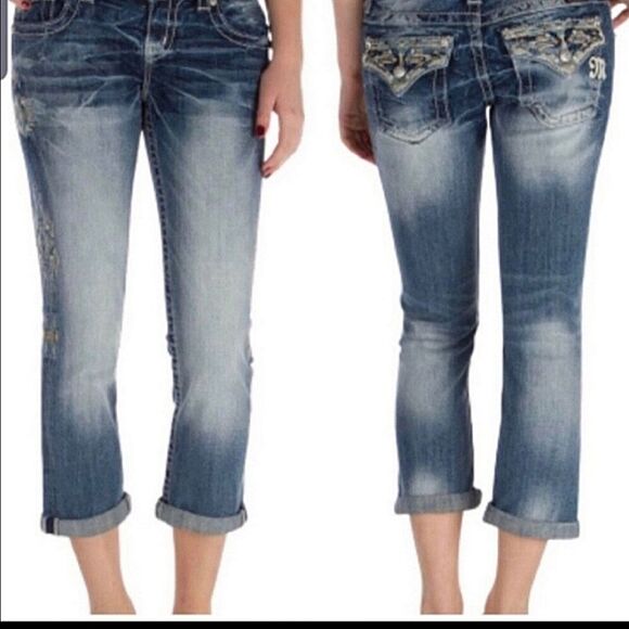 Miss Me Aztec Crop Jeans - Picture 12 of 12